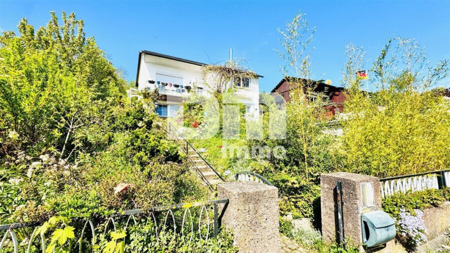 Umfangreich saniertes EFH inkl. PV-Anlage, Terrasse, Wintergarten und Garage - Zugang Wohnhaus / Treppenaufgang